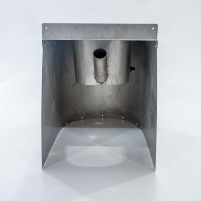 Soloo 7 Nahaufnahme der Soloo Trockentoilette von der Rückseite von unten.