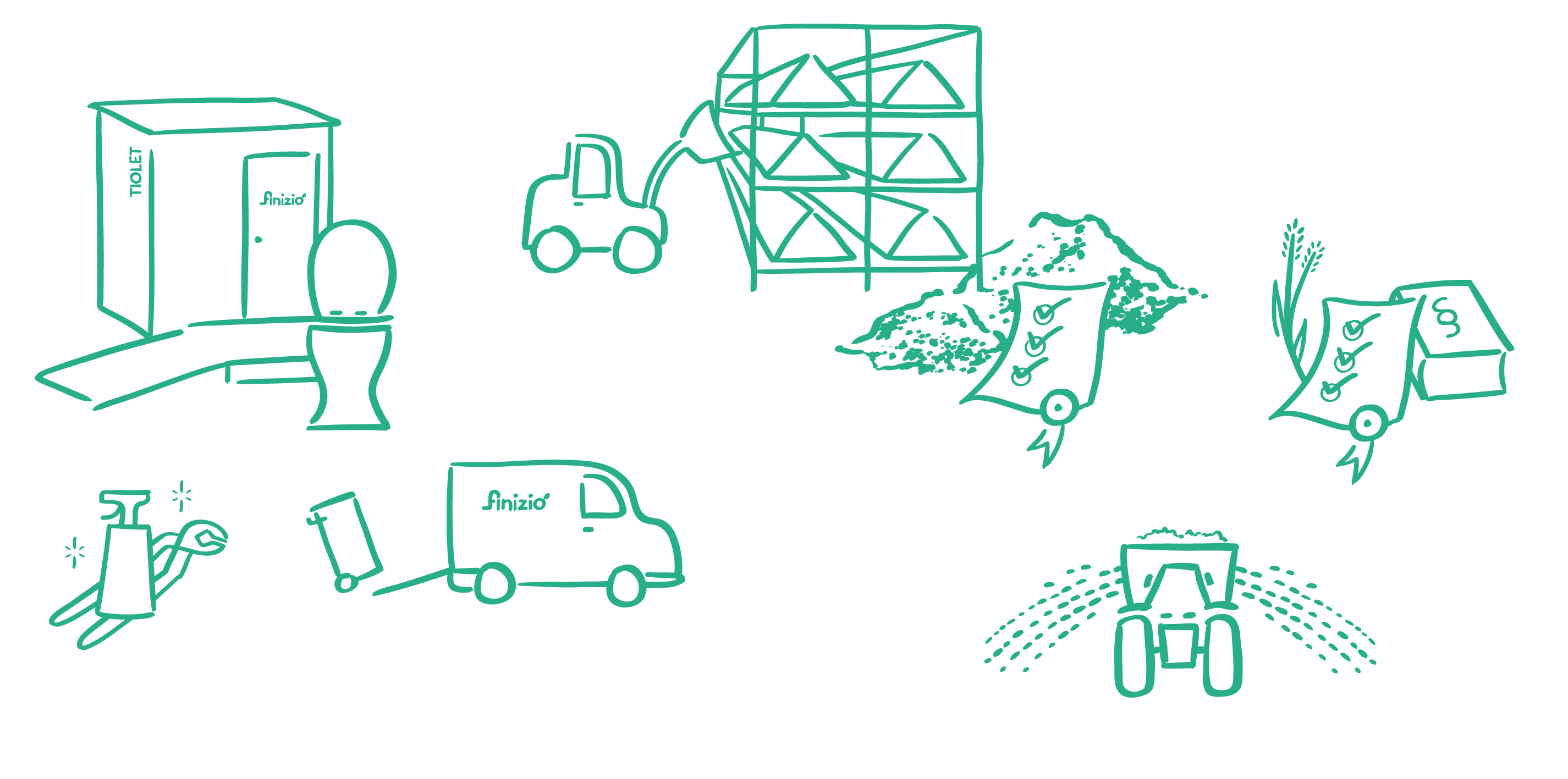 finizio-konzept-vision-dienstleistungen-produkte Illustration Vision und Konzept von Finizio